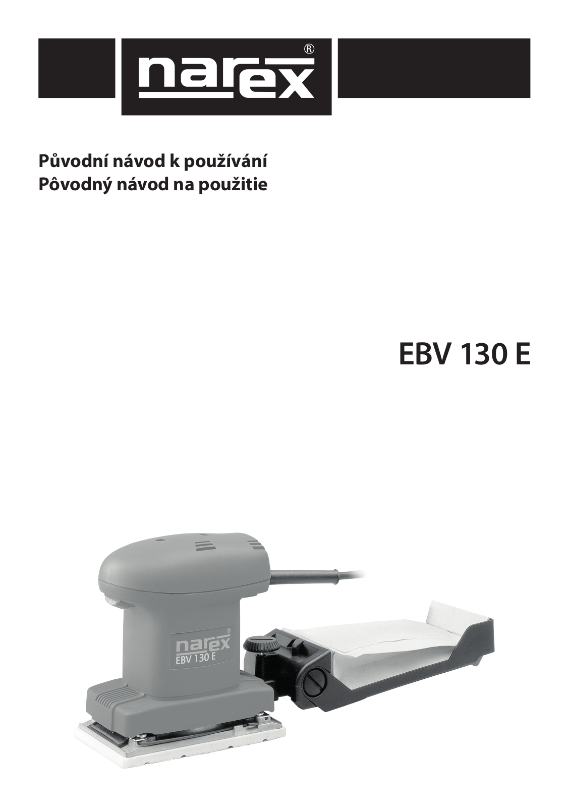 Narex EBV 130 E User Manual