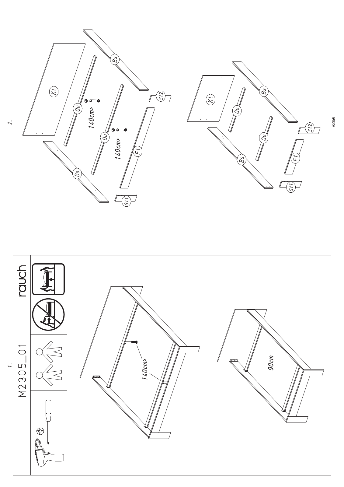 rauch Dresden Assembly instructions