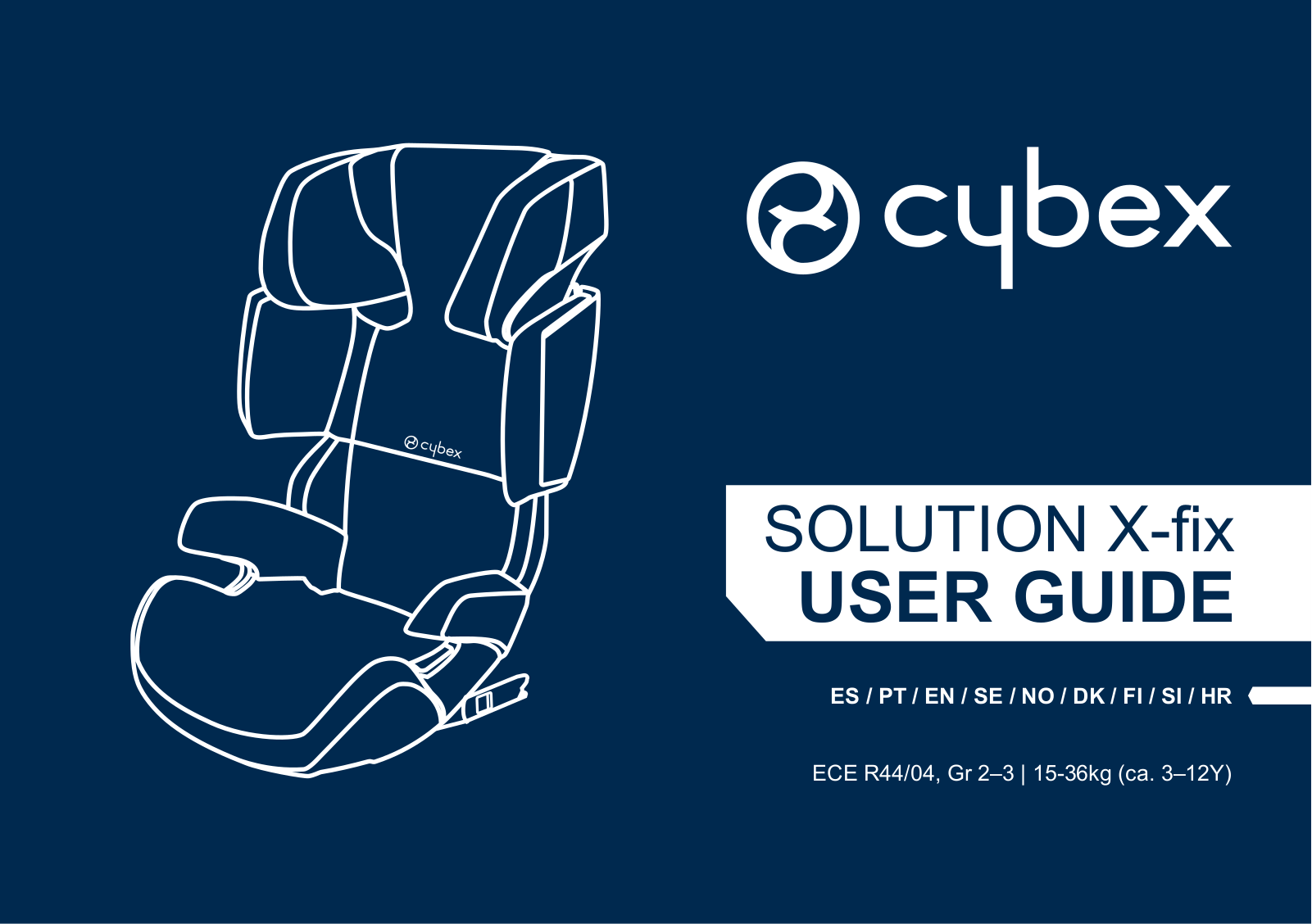 Cybex SOLUTION X-FIX User Manual