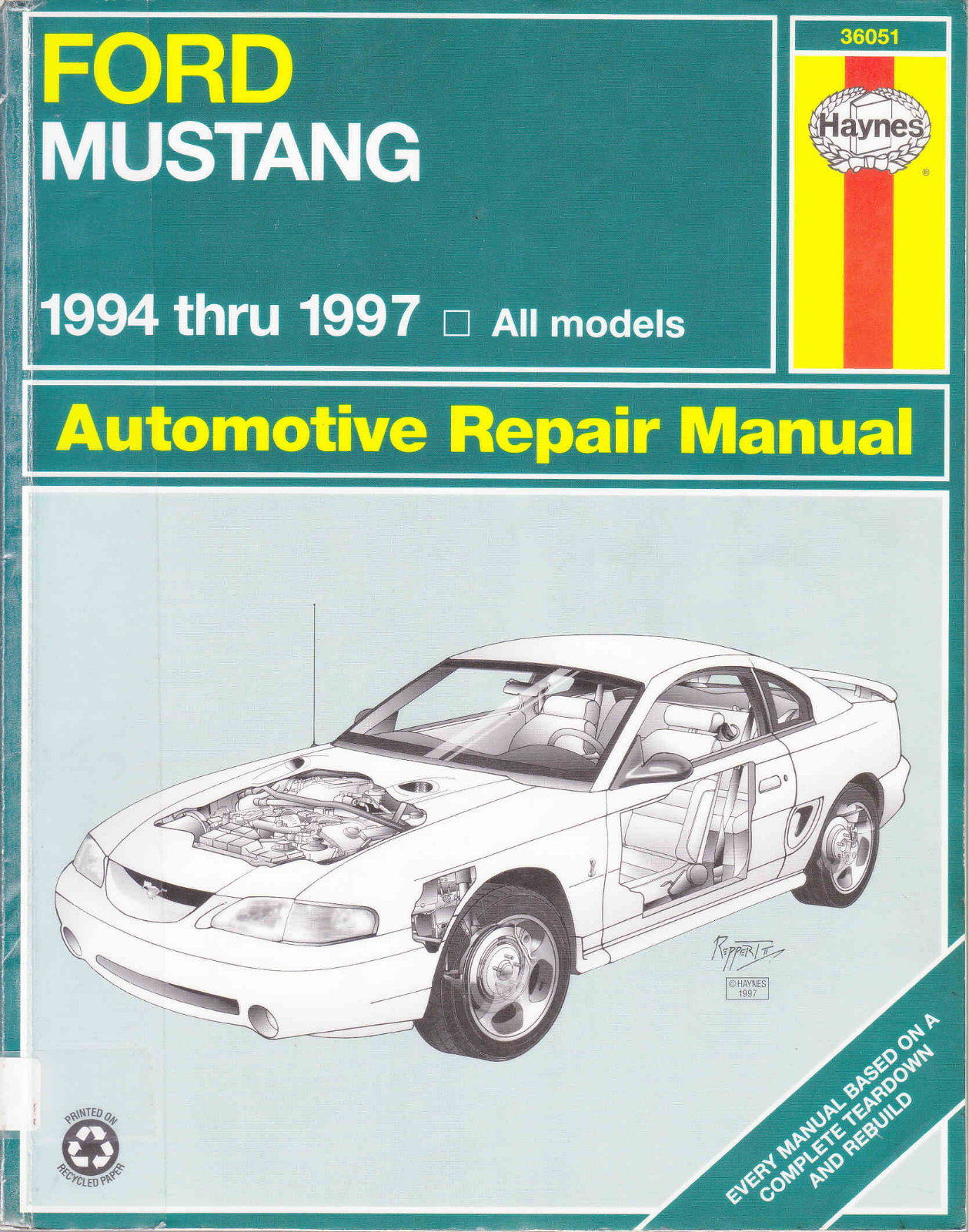 Ford Mustang 1994 1997 User Manual