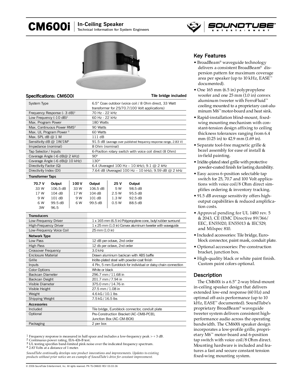 Phase Technology CM600i User Manual