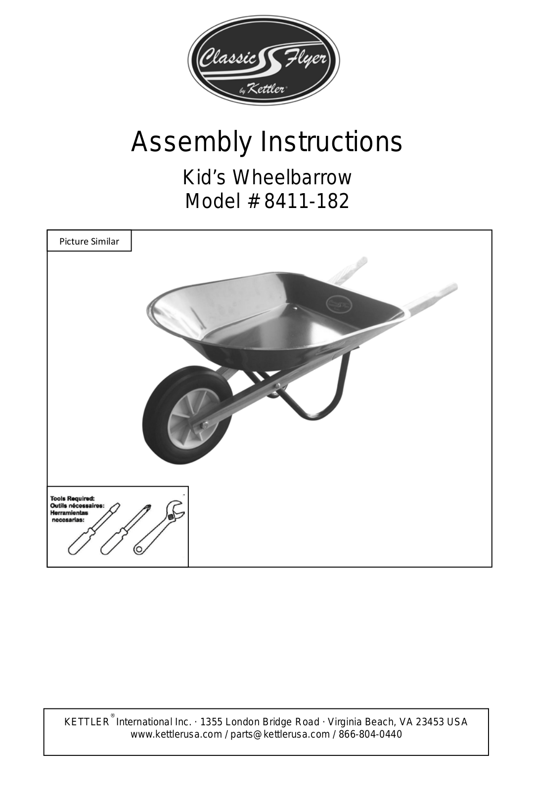 Kettler 8411-182 User Manual