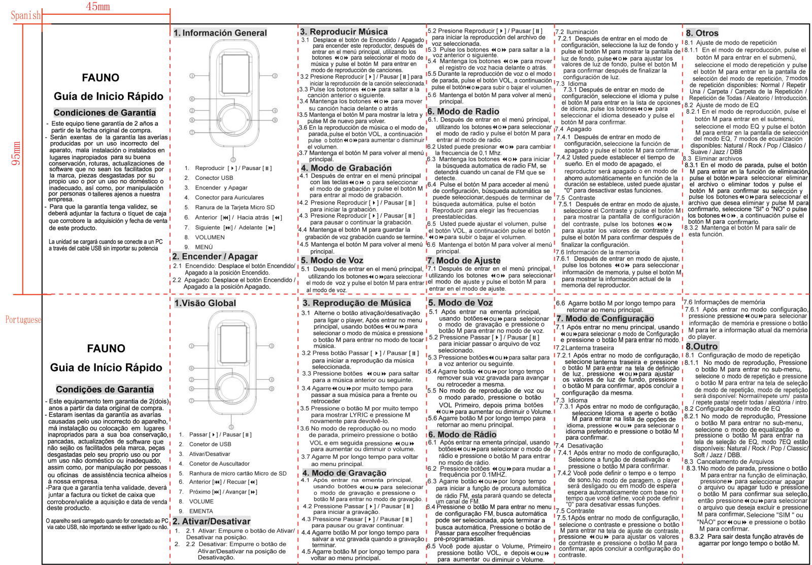 Sunstech Fauno Quick Start Guide