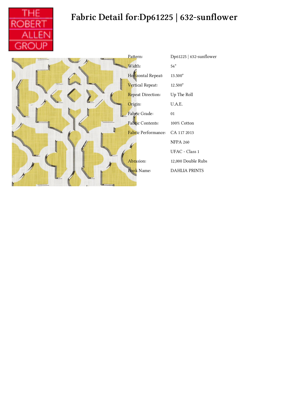 Duralee CRAL5893 Specifications - ManualMachine.com
