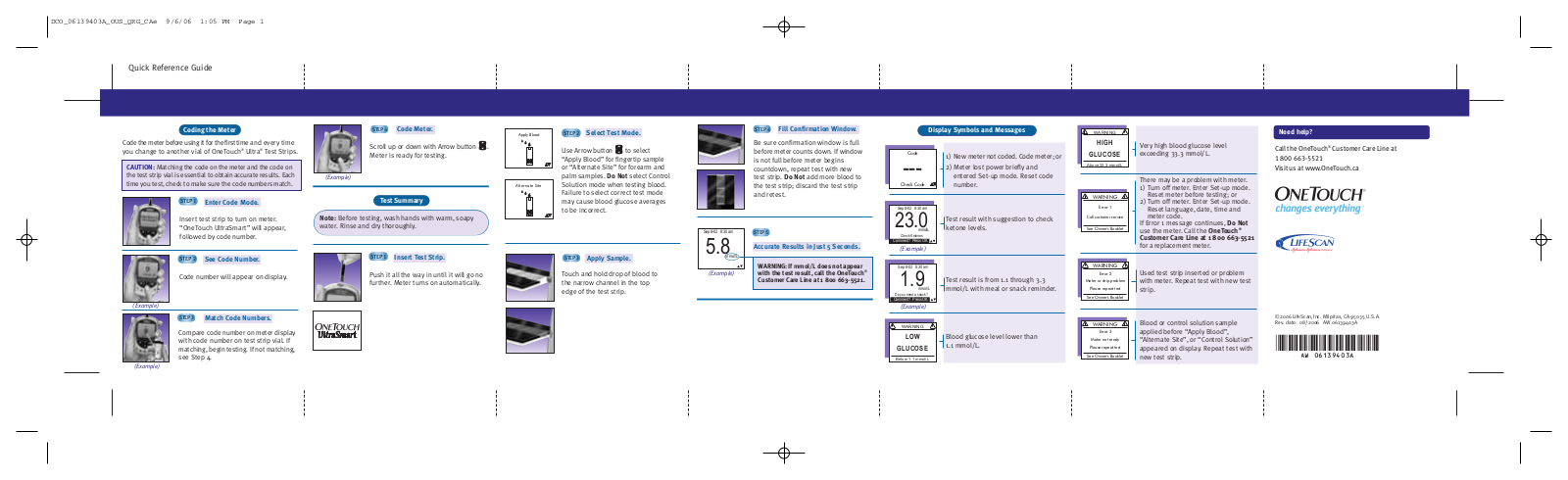 Lifescan InDuo blood glucose meter User Manual