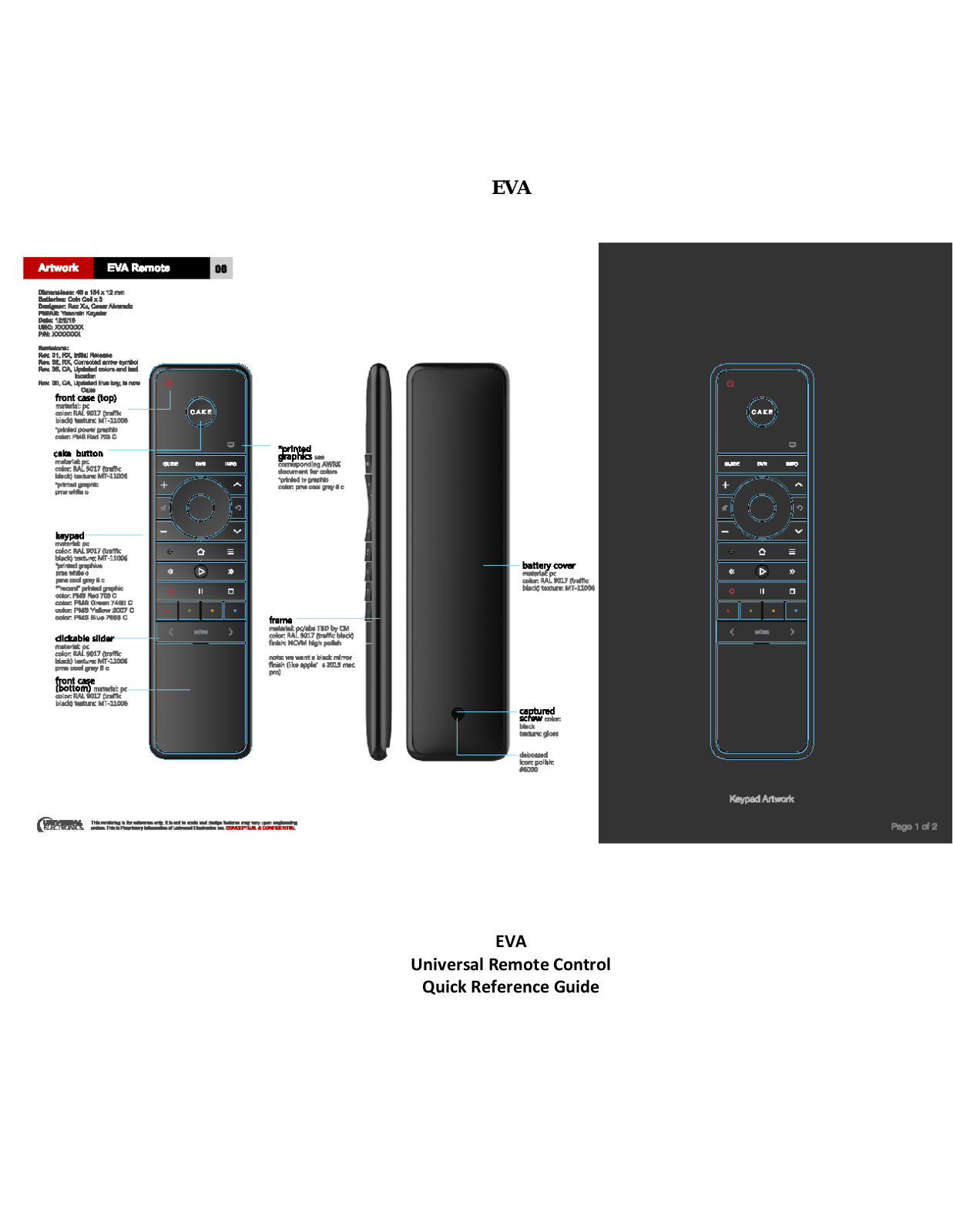 Universal Electronics 9900 Users Manual