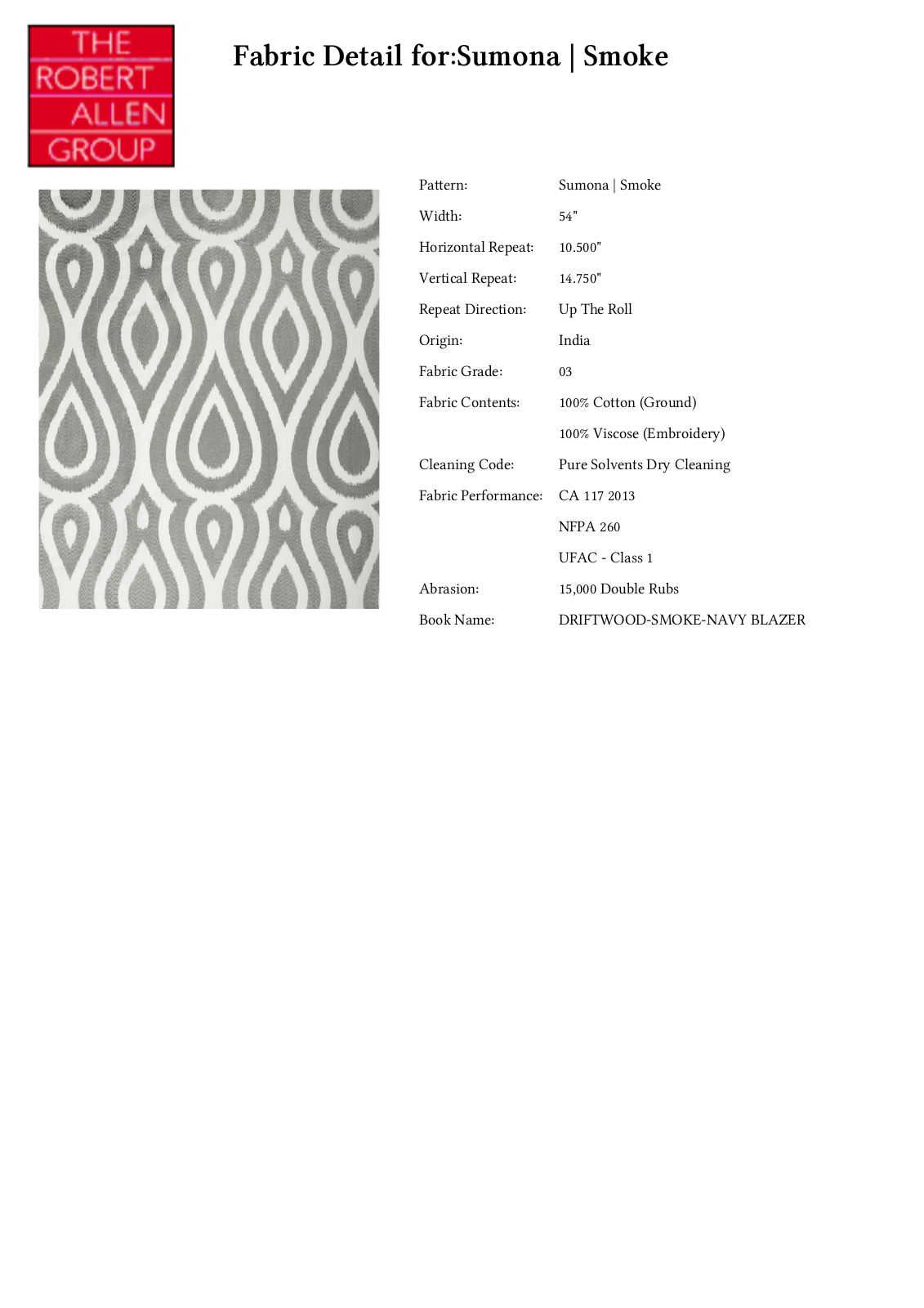 Robert Allen RALF1076 Specifications - ManualMachine.com