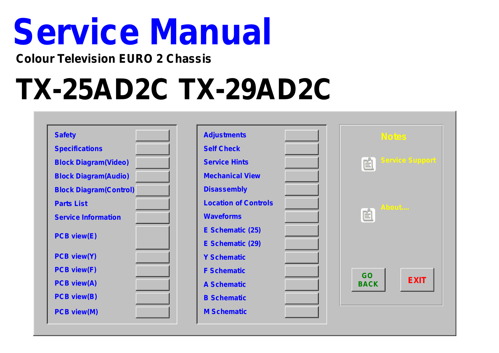 Panasonic AD2C Service Manual