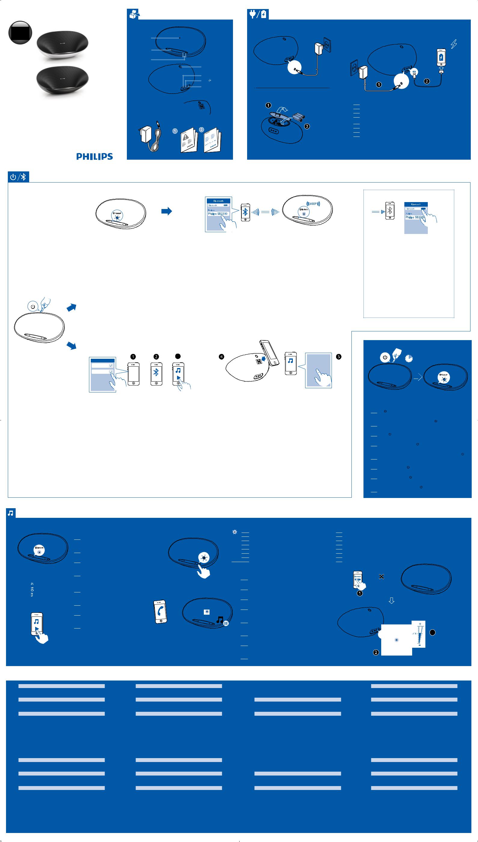 Philips SB3300/12 User Manual