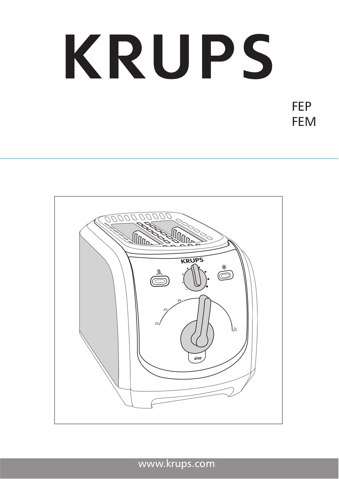 Krups FEP, FEM User Manual