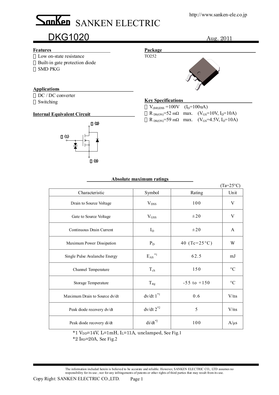 Datasheet dkg1020 Datasheet - ManualMachine.com