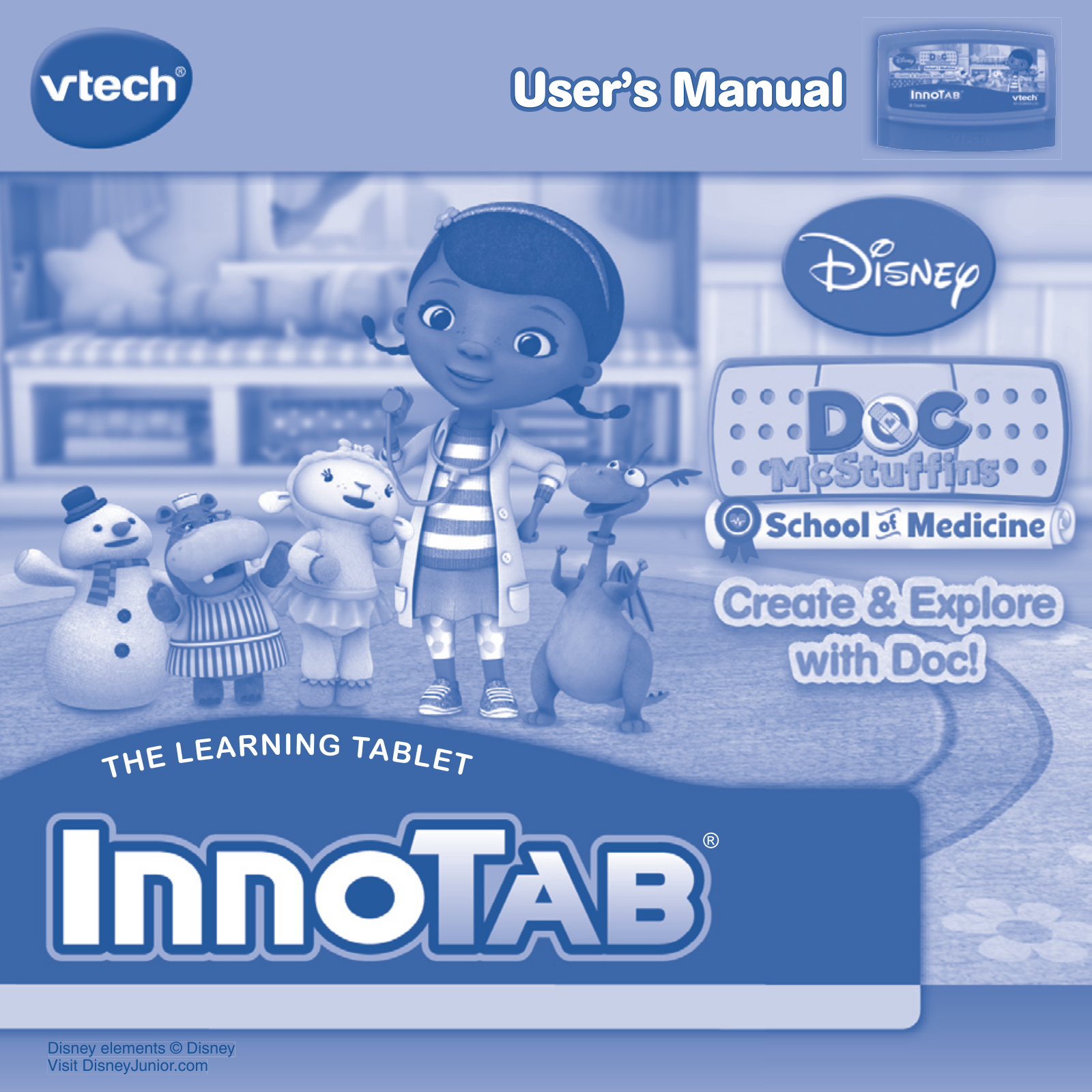 VTech Doc McStuffins Create Lear Owner's Manual