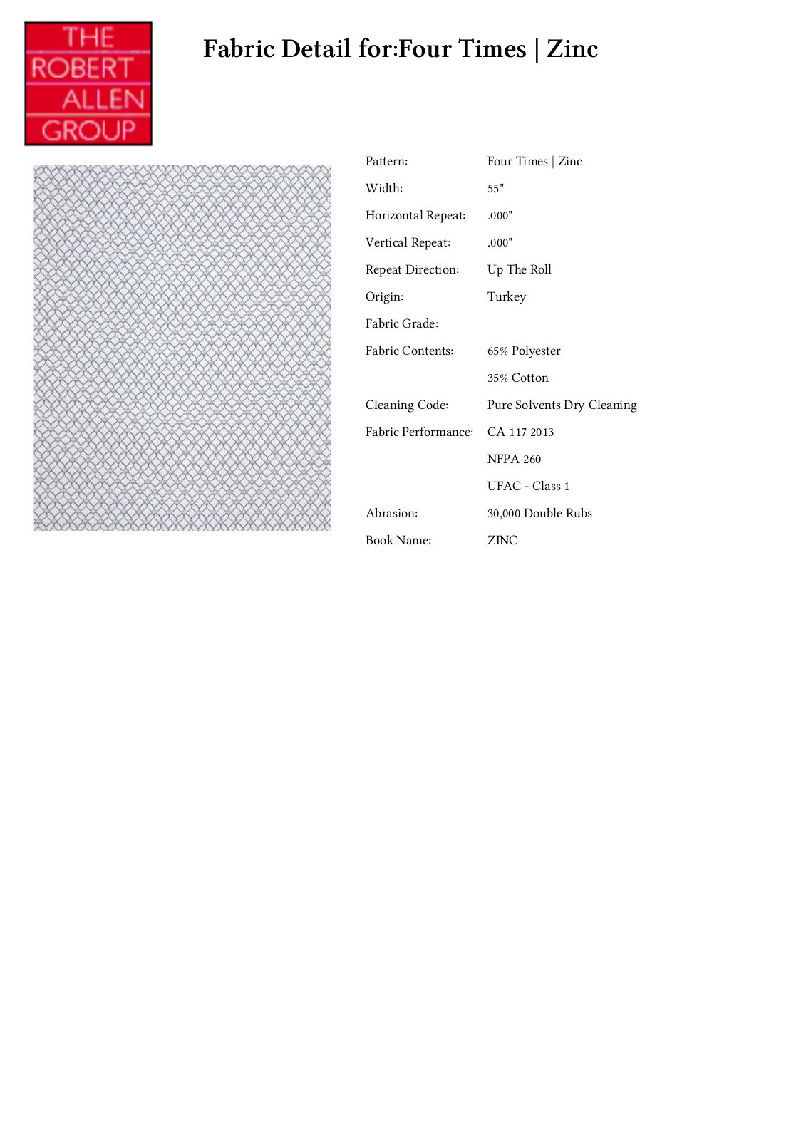 Robert Allen RALF1230 Specifications - ManualMachine.com