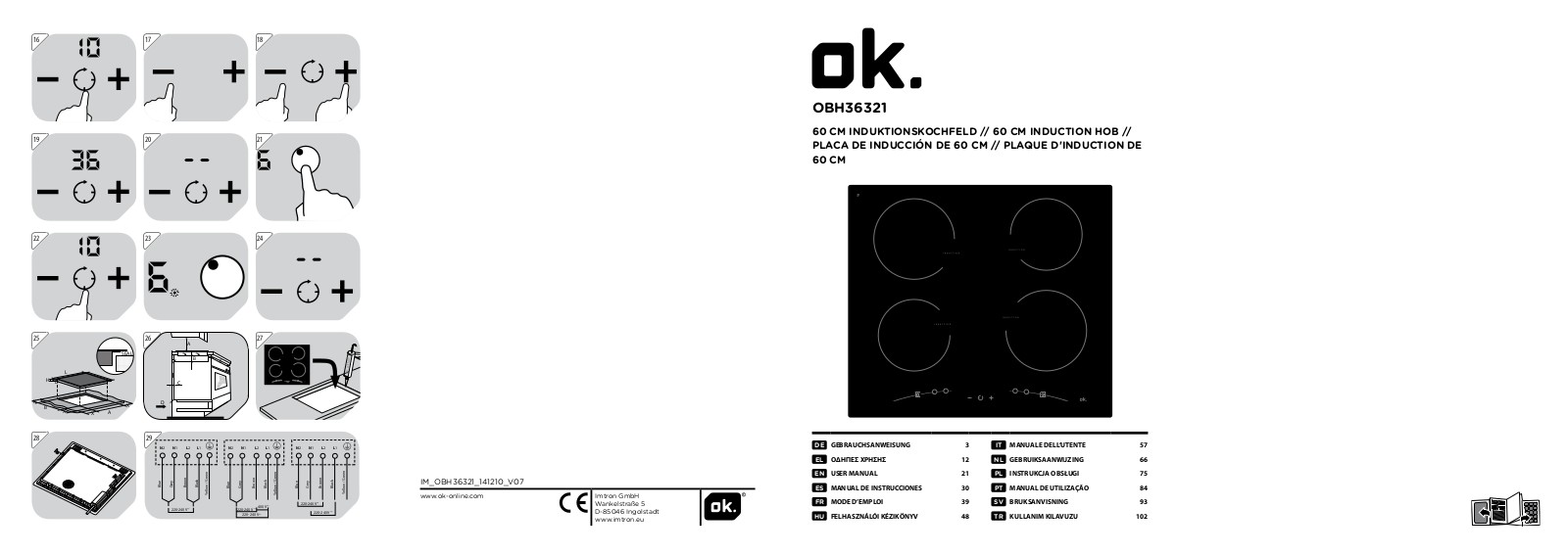 OK OBH 36322 User Manual