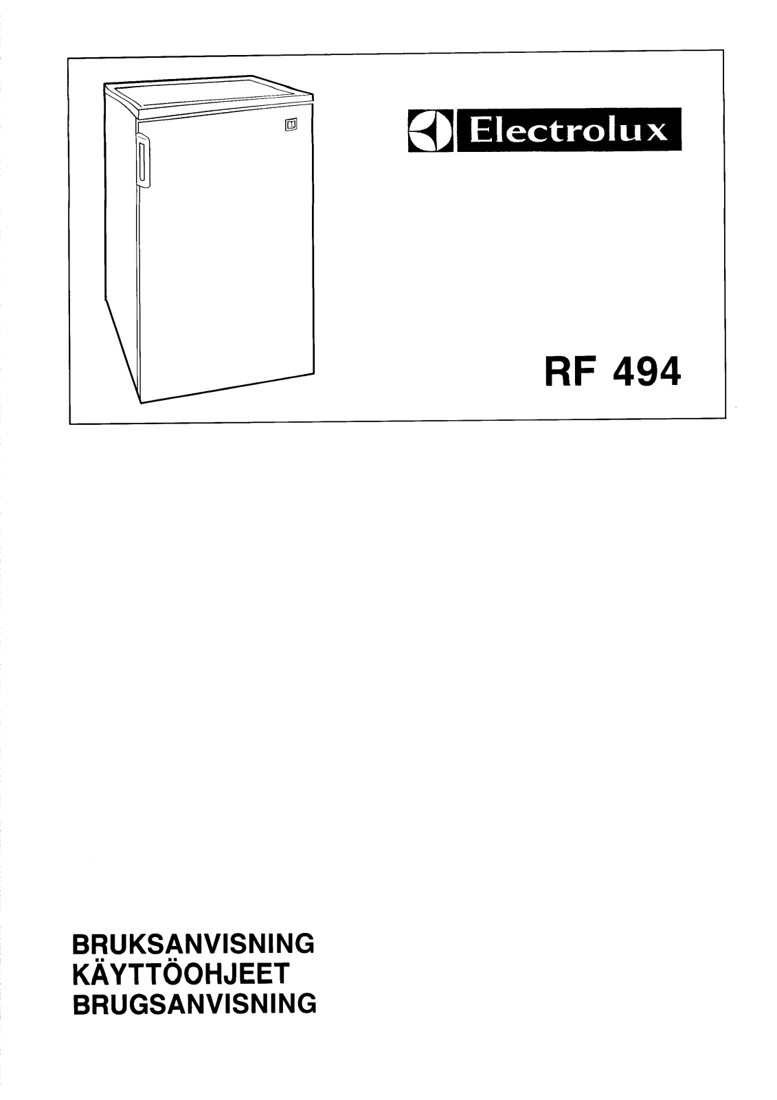 AEG-Electrolux RF494 User Manual