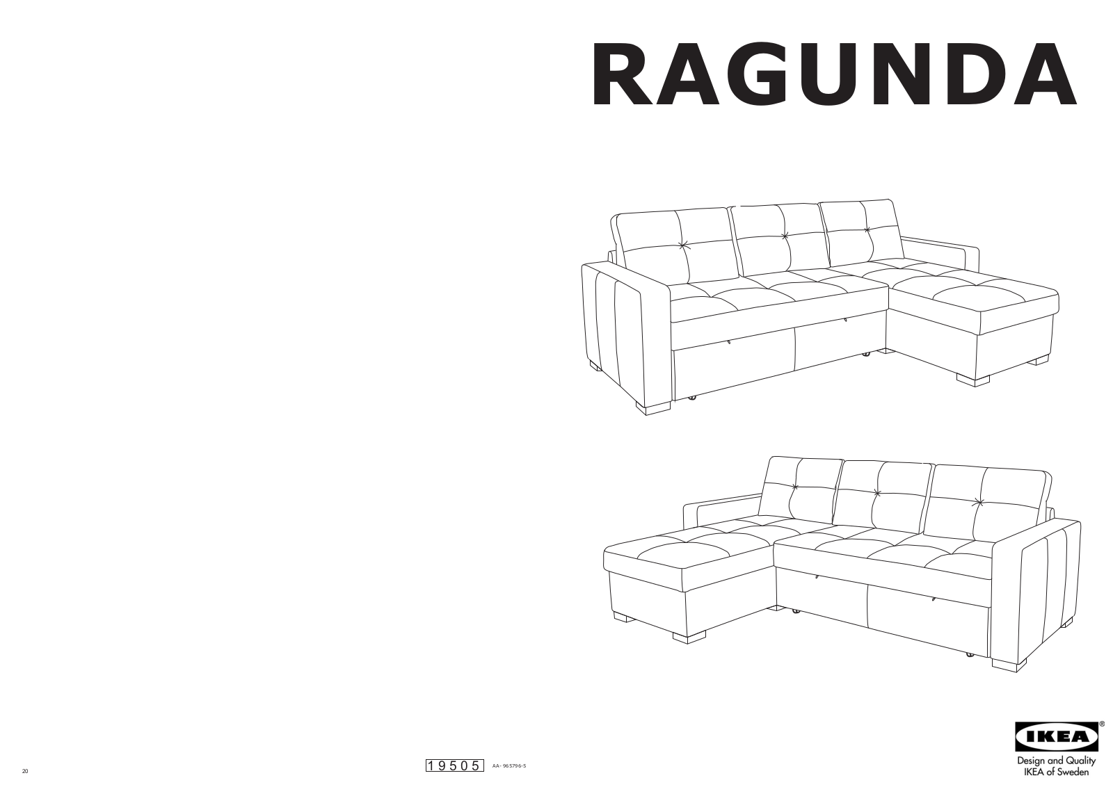 IKEA RAGUNDA User Manual