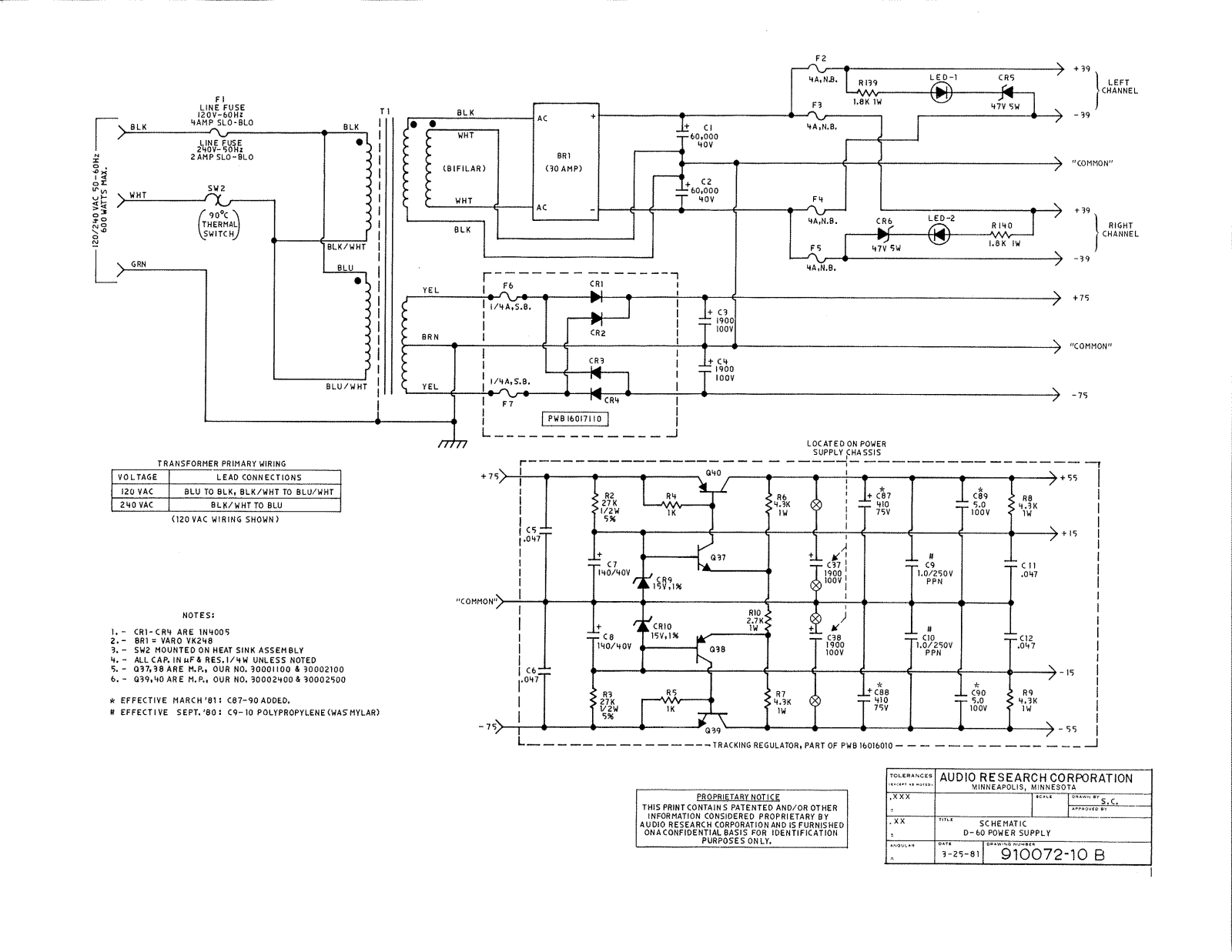 Audio Research D60 Schematic - ManualMachine.com