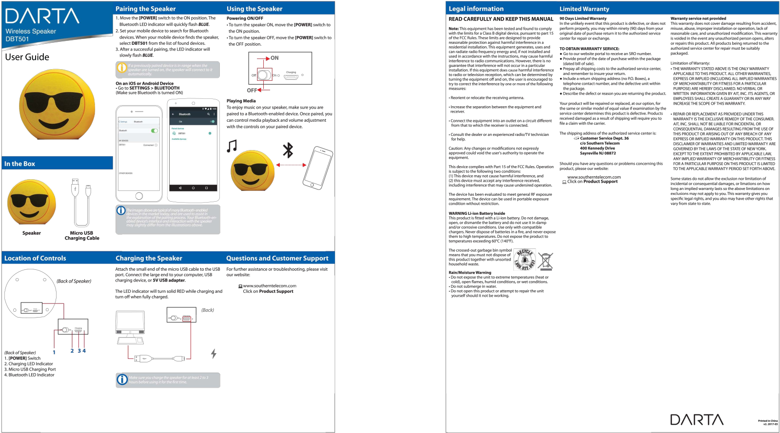 Darta DBT501 User Manual