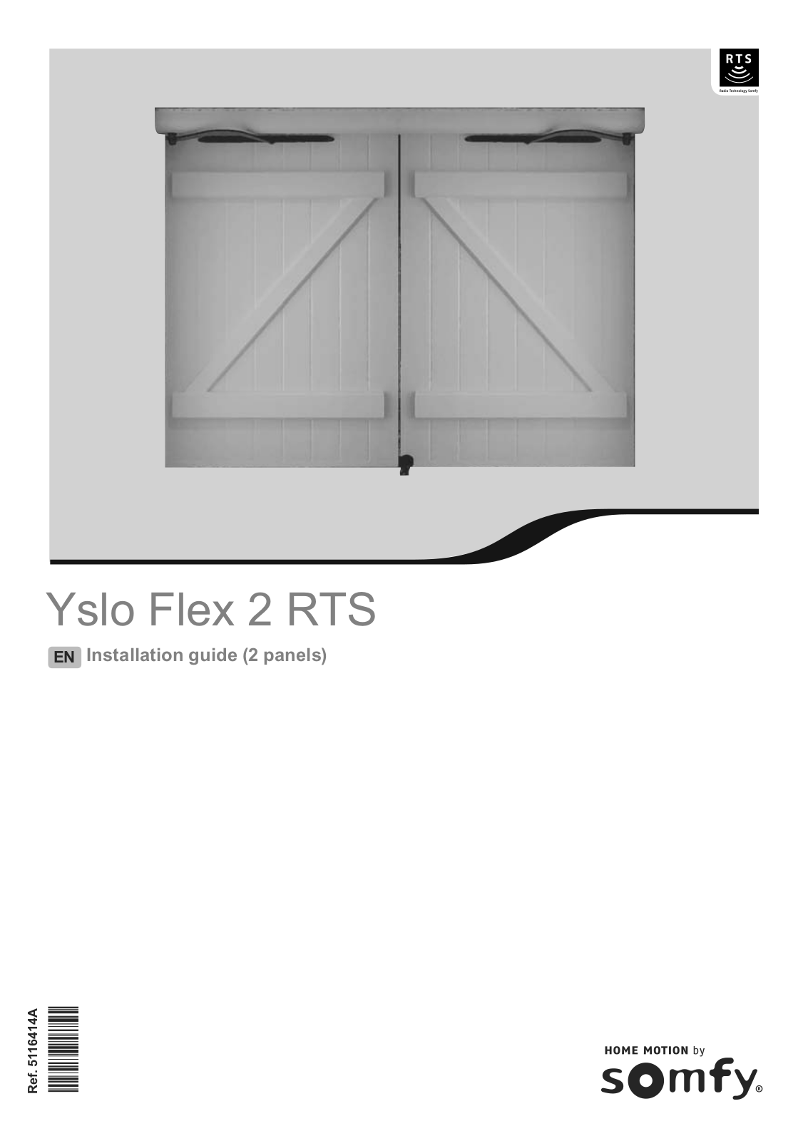 SOMFY Yslo Flex 2 RTS Installation Manual