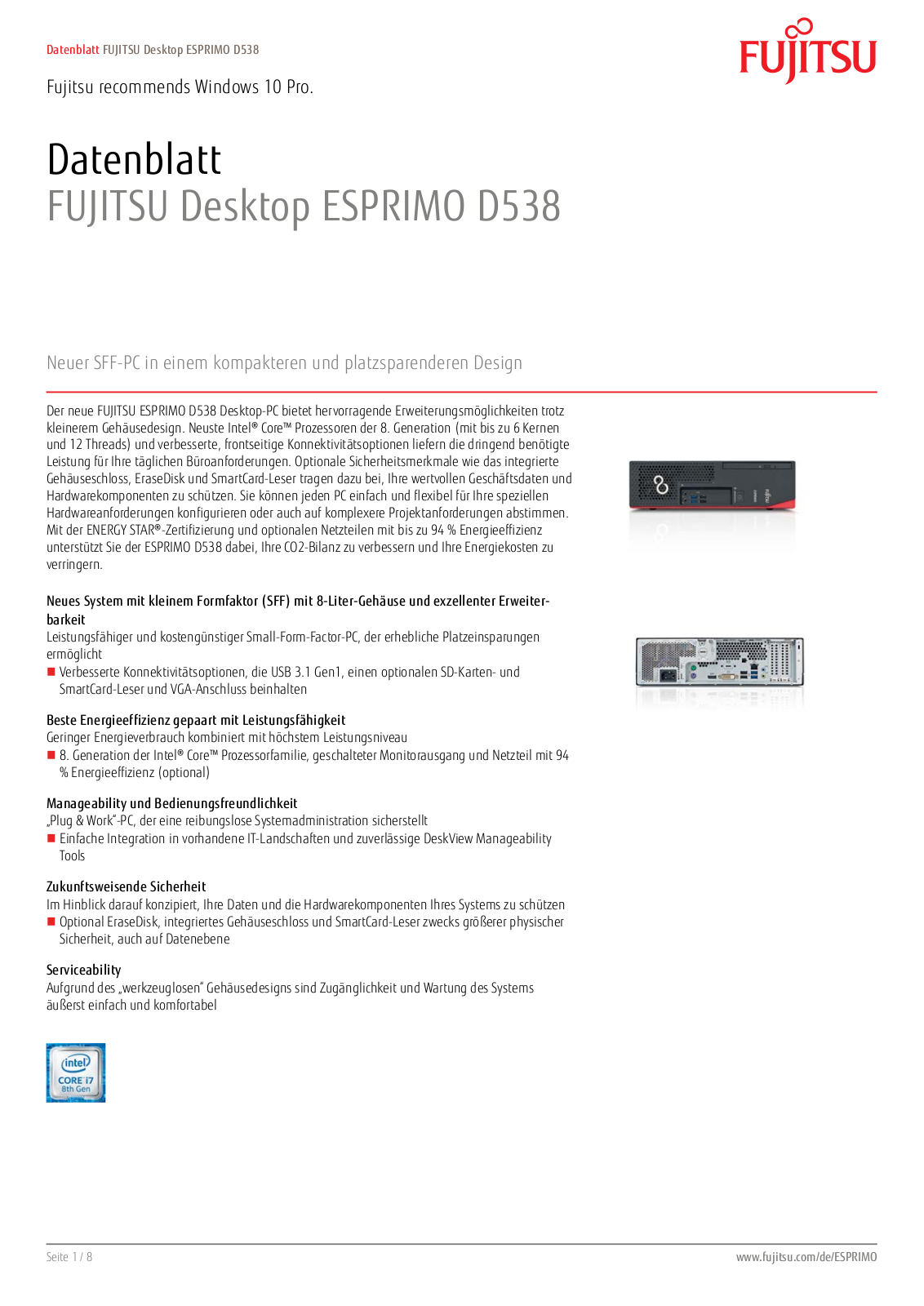 Fujitsu D538 Service Manual