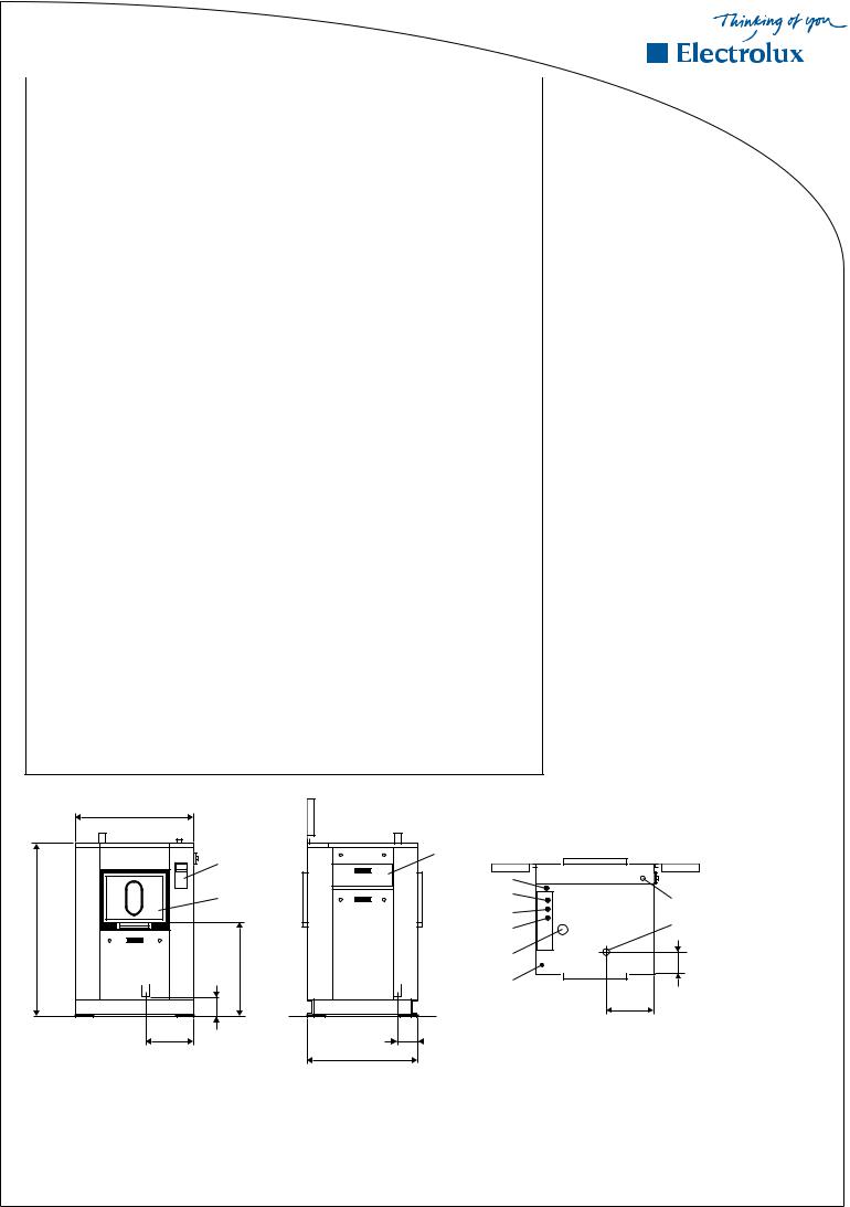 Electrolux WS4-WSB4650H, WS4-WSB4350H, WS4-WSB4250H, WS4-WSB4500H DATASHEET