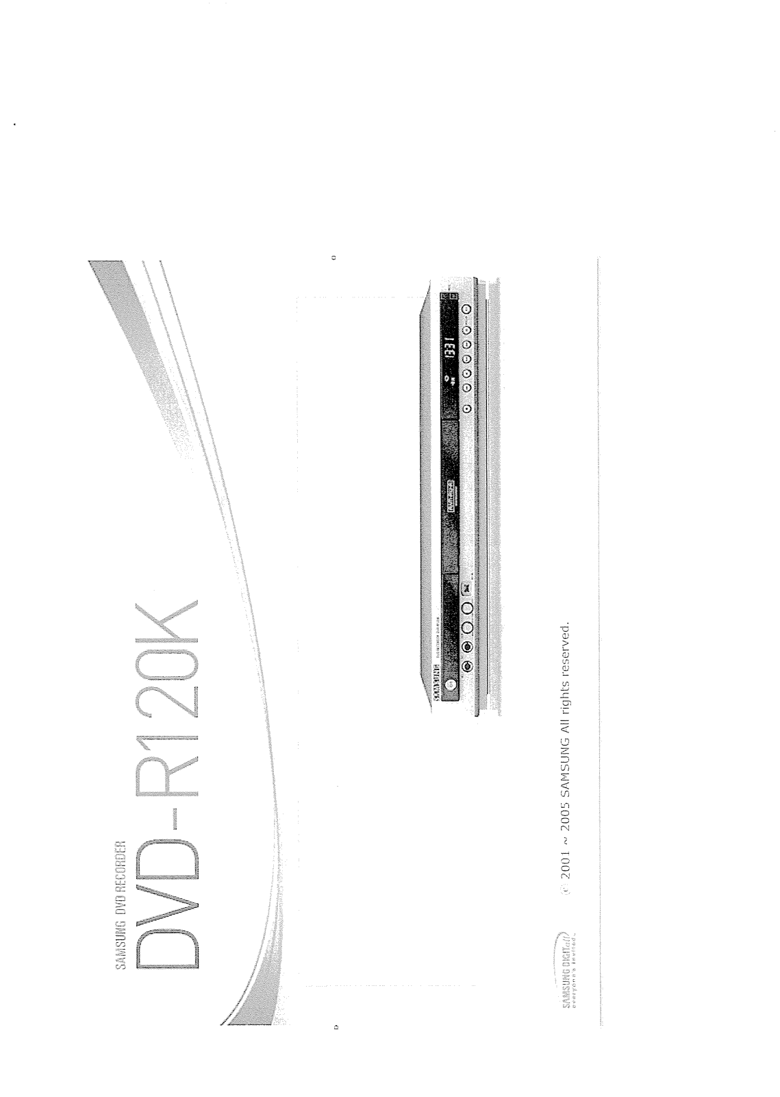 Samsung DVD-R120 K User Manual