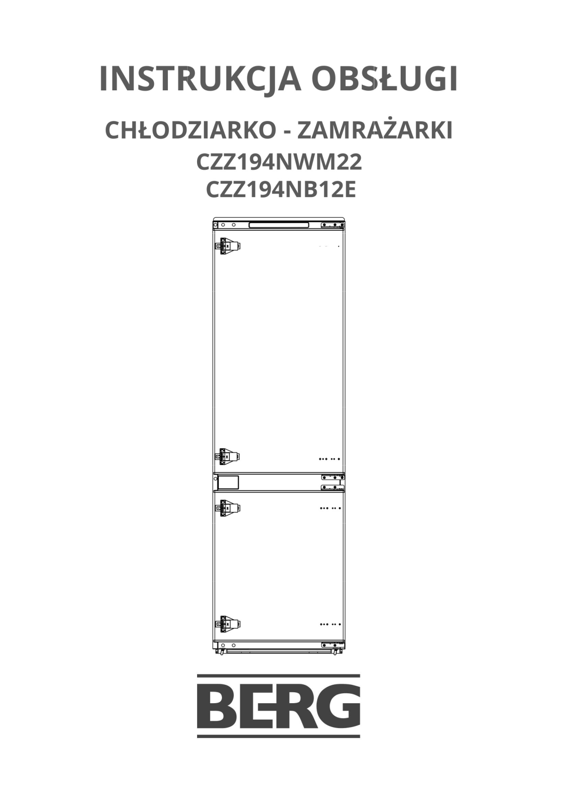 BERG CZZ194NB12E User guide - ManualMachine.com