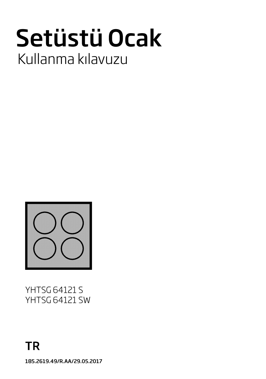 Beko YHTSG 64121 S, YHTSG 64121 SW User manual