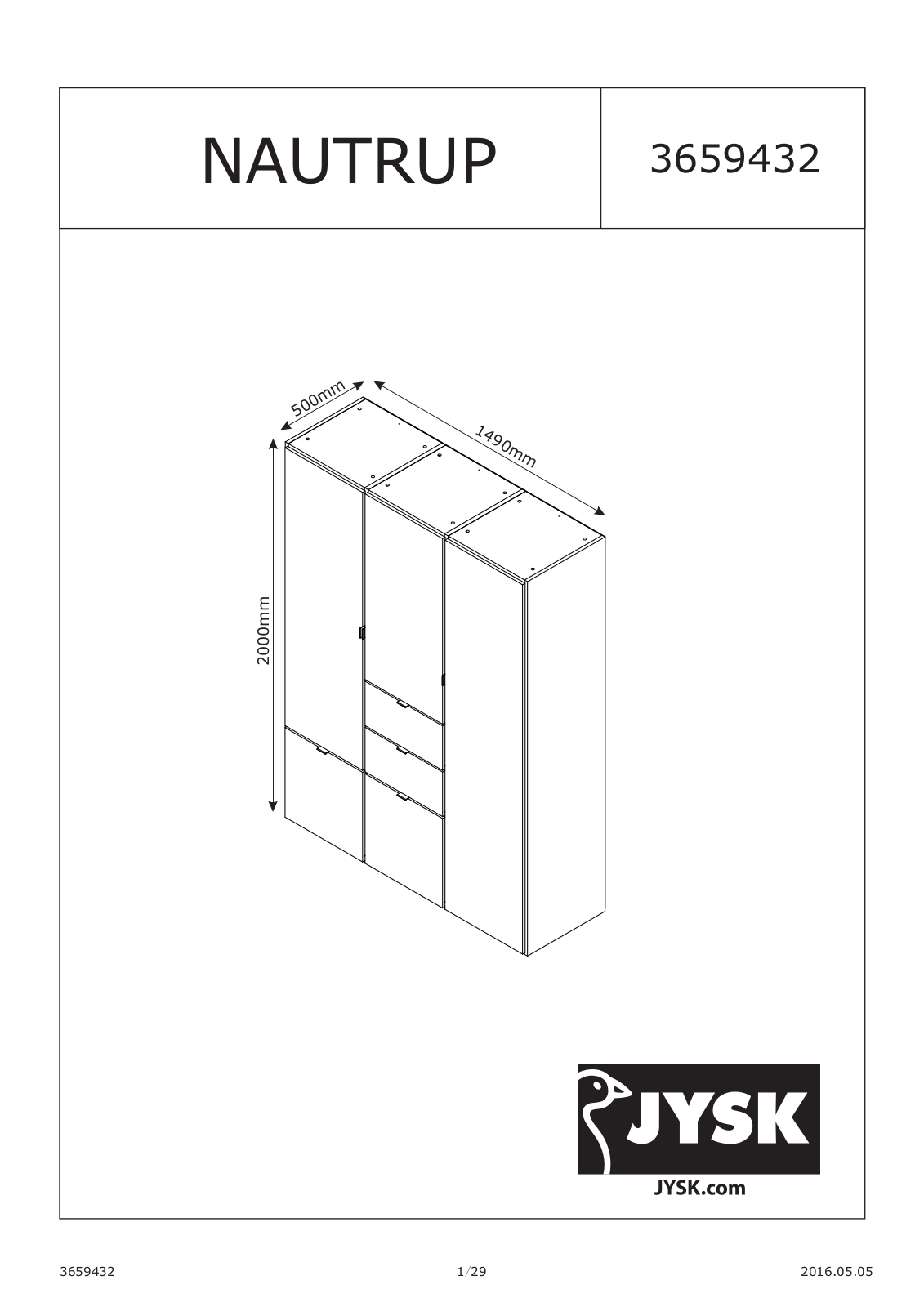 JYSK Nautrup User Manual