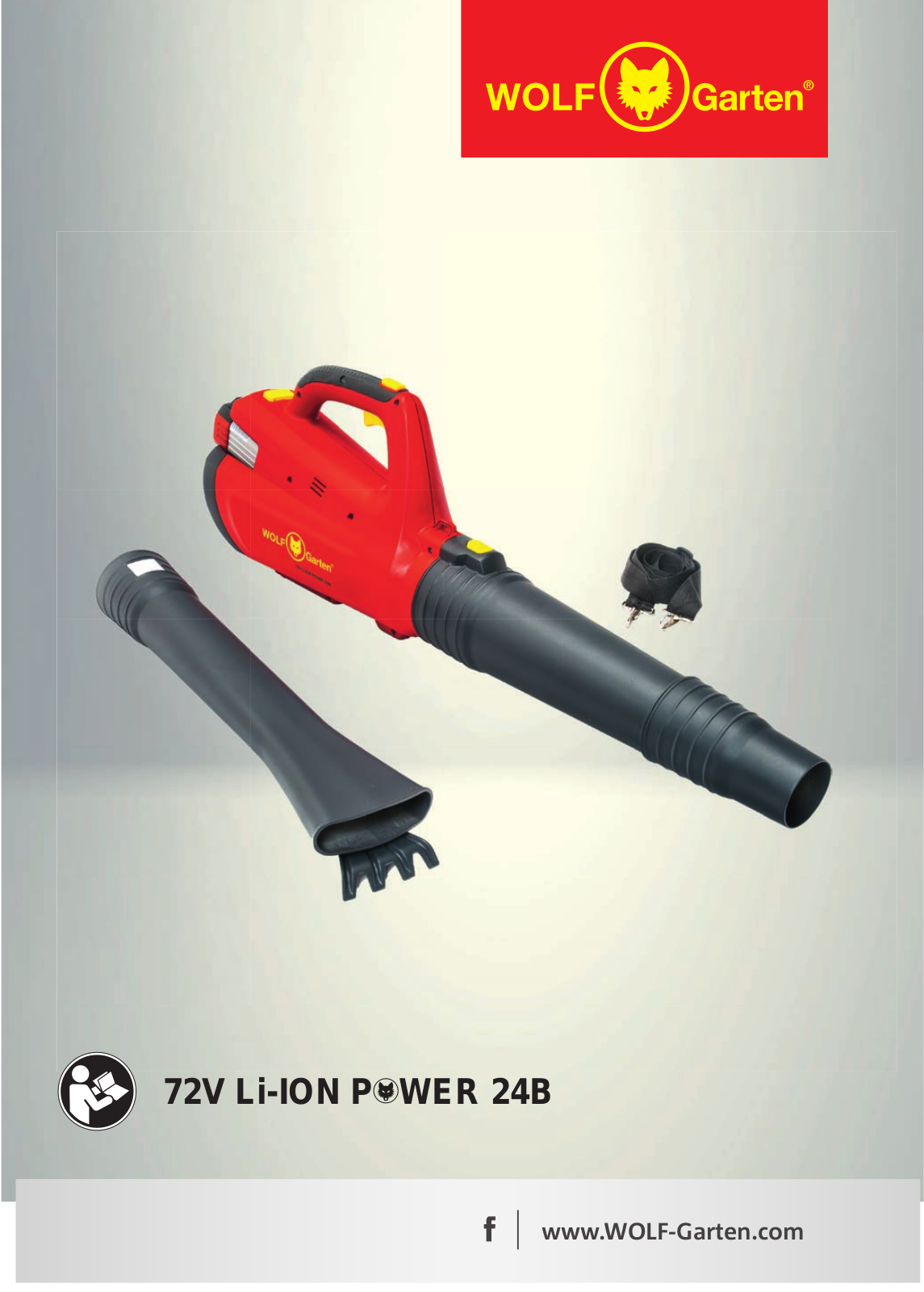 Wolf Garten 72V Li-Ion Power 24 B User manual