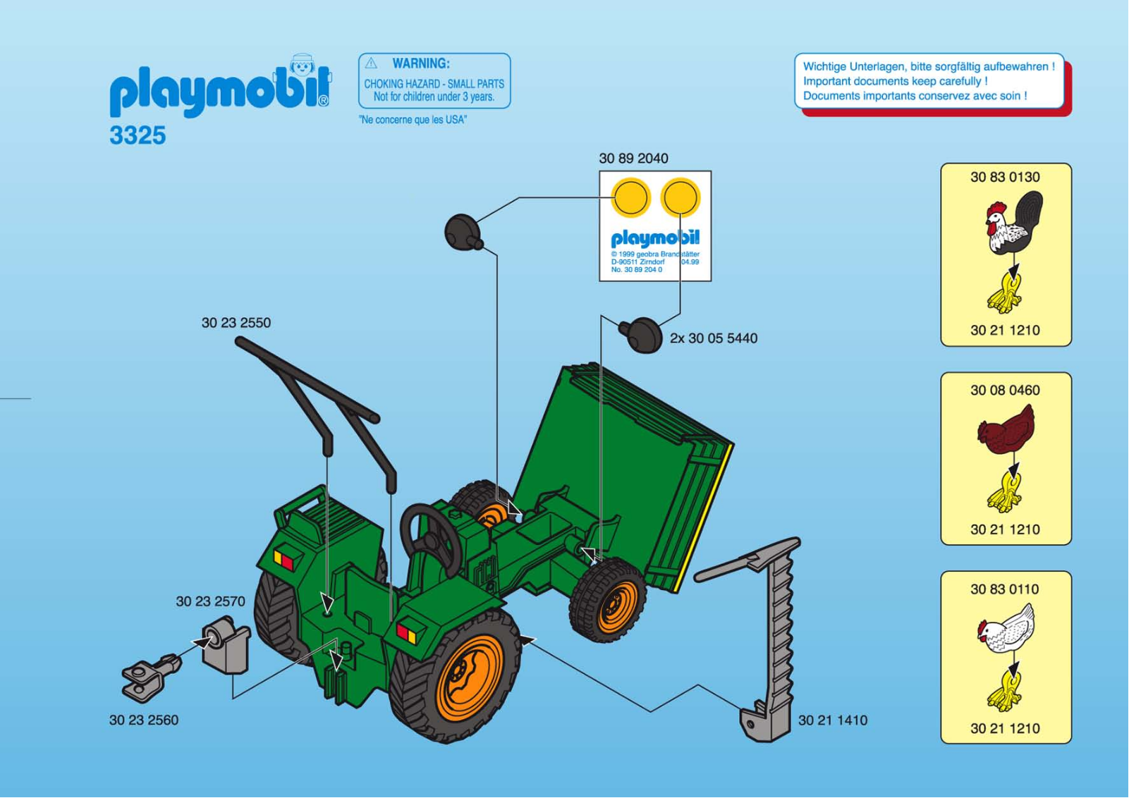 Playmobil 3325 Instructions