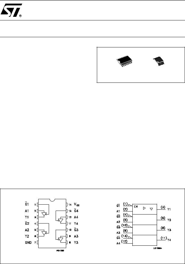 ST 74LVC125A User Manual