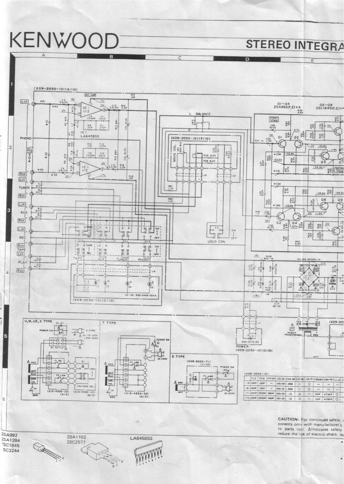 Kenwood KA-32 Schematic