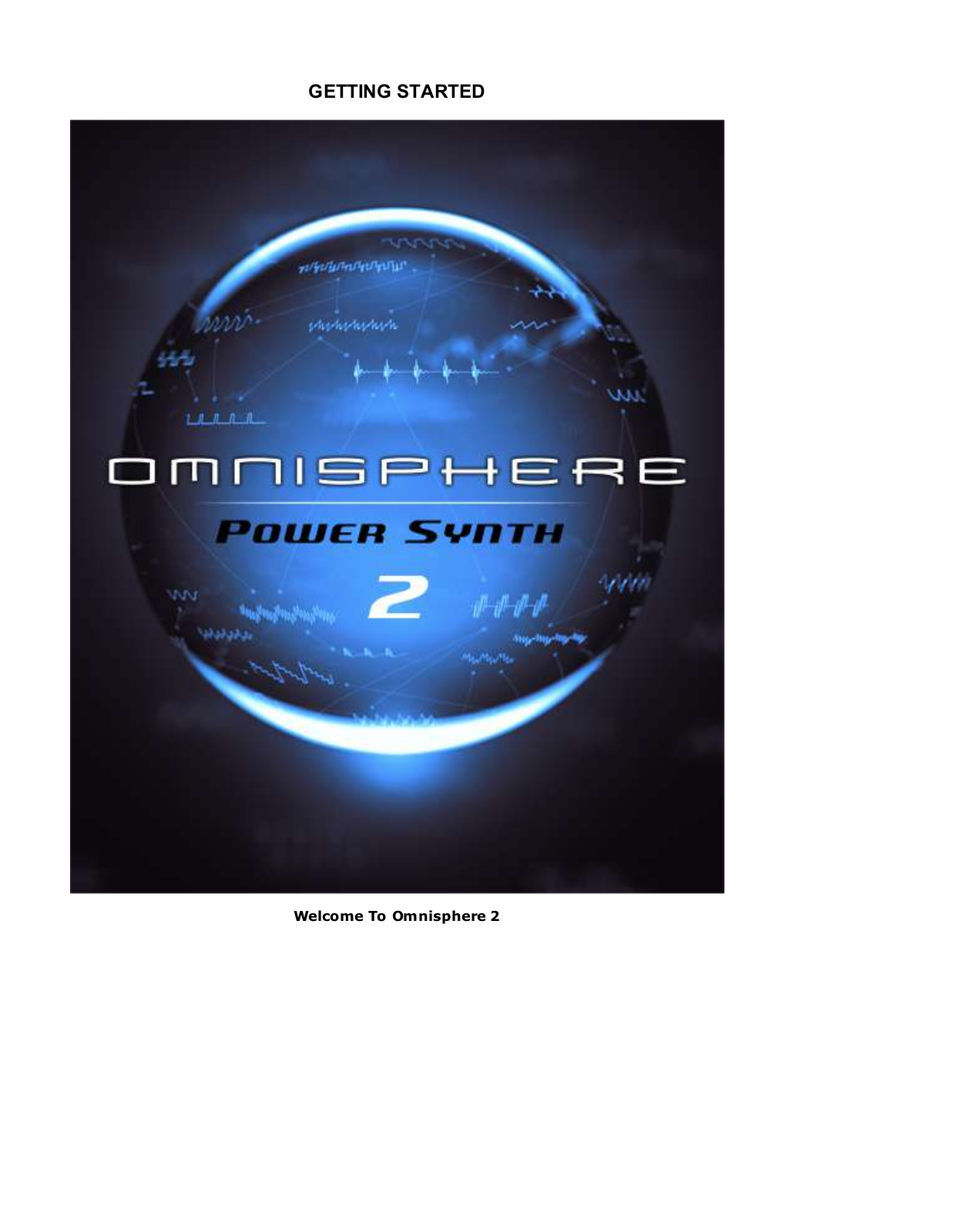 Spectrasonics Omnisphere 2, Omnisphere 2 Upgrade User manual