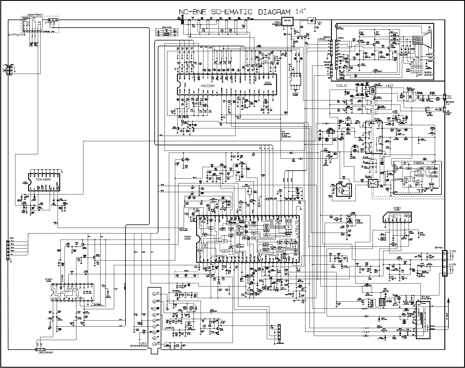 LG CJ-14F91 Schematic