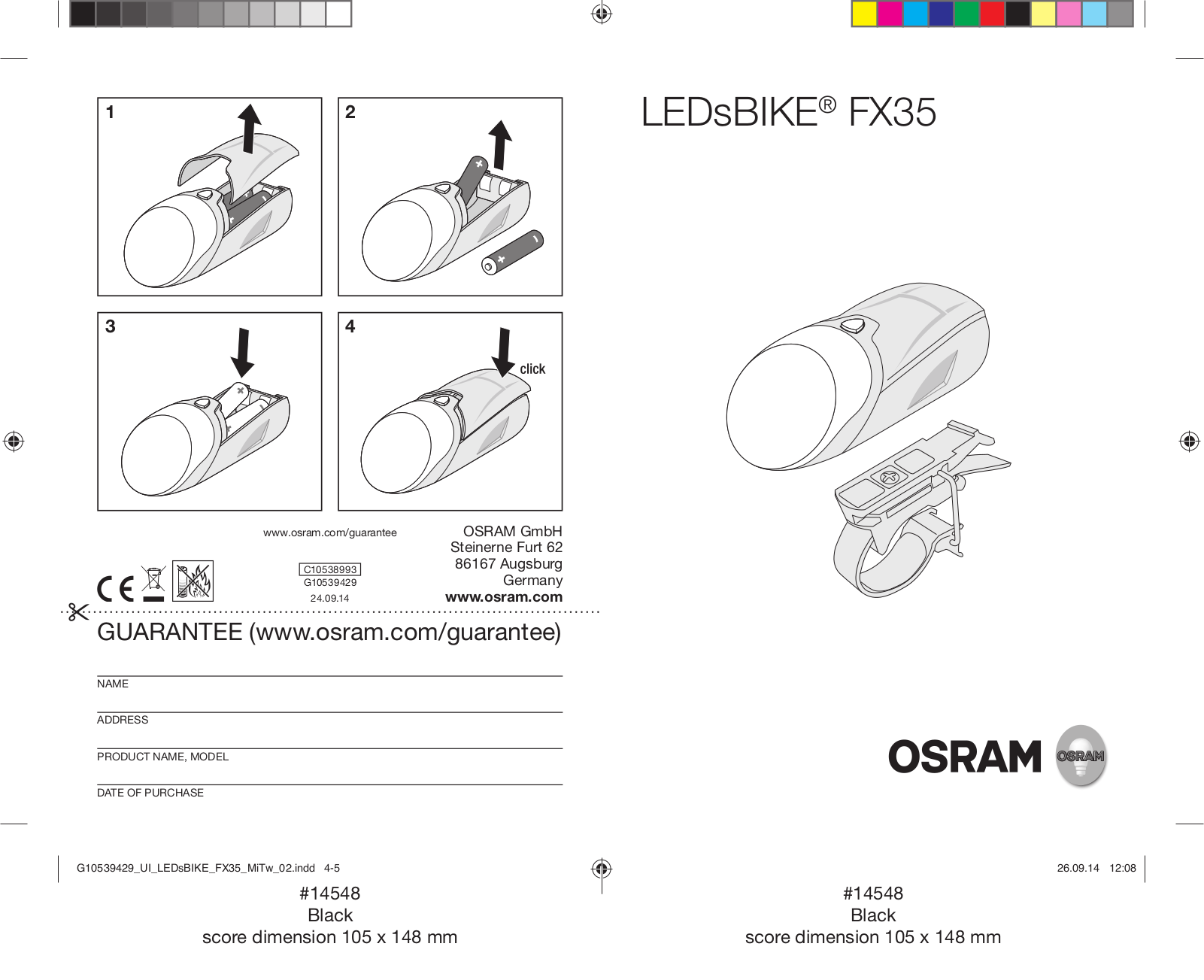 Osram FX35 User Manual