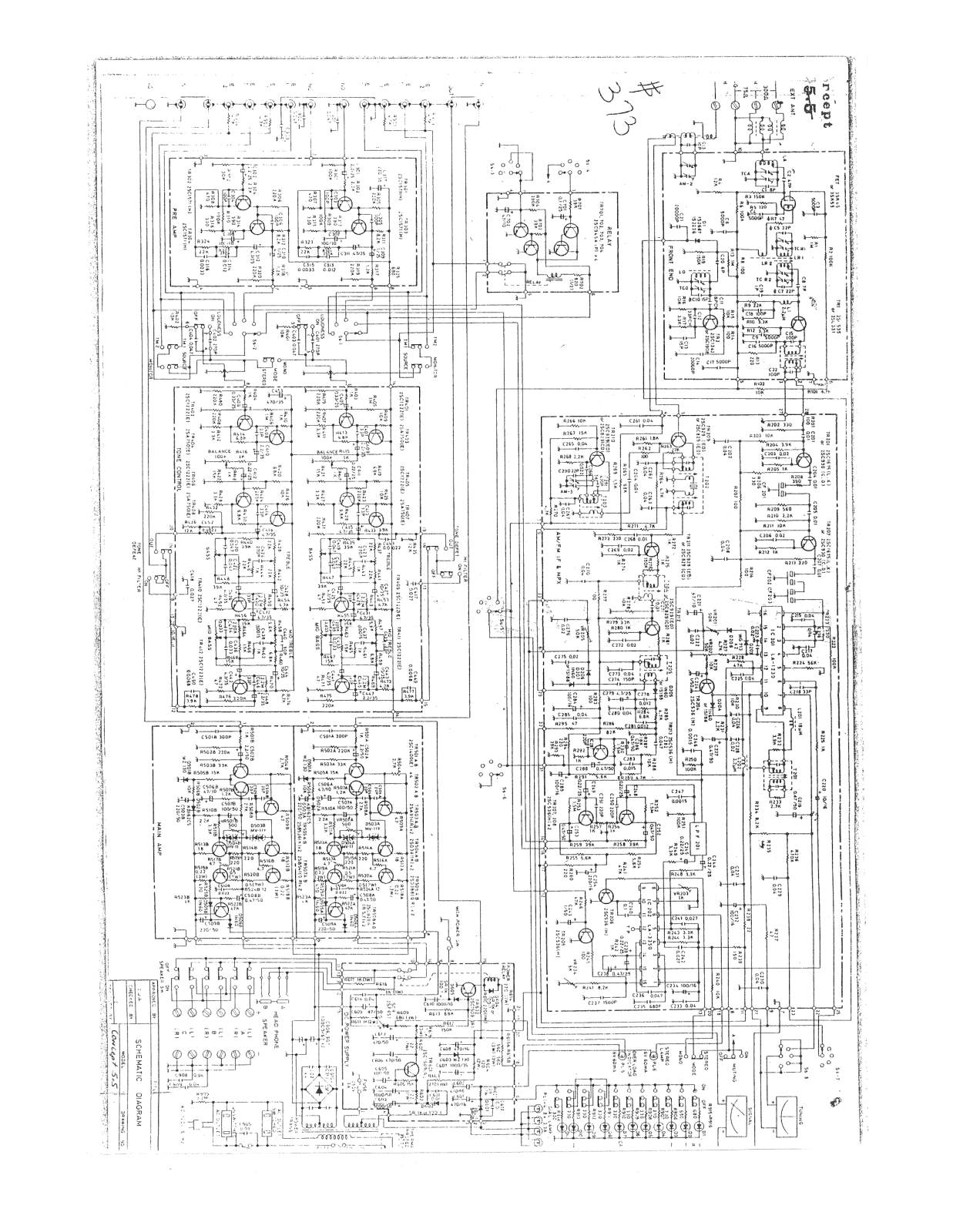 Concertone 5.5 Schematic