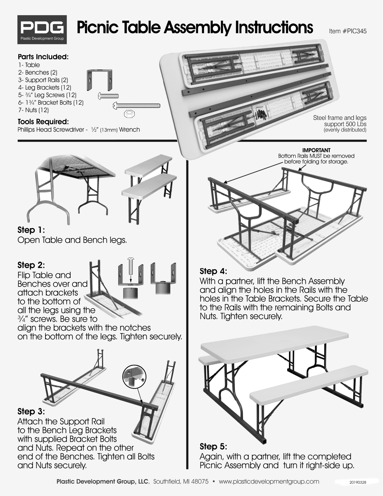 Pdg PIC345 User Manual