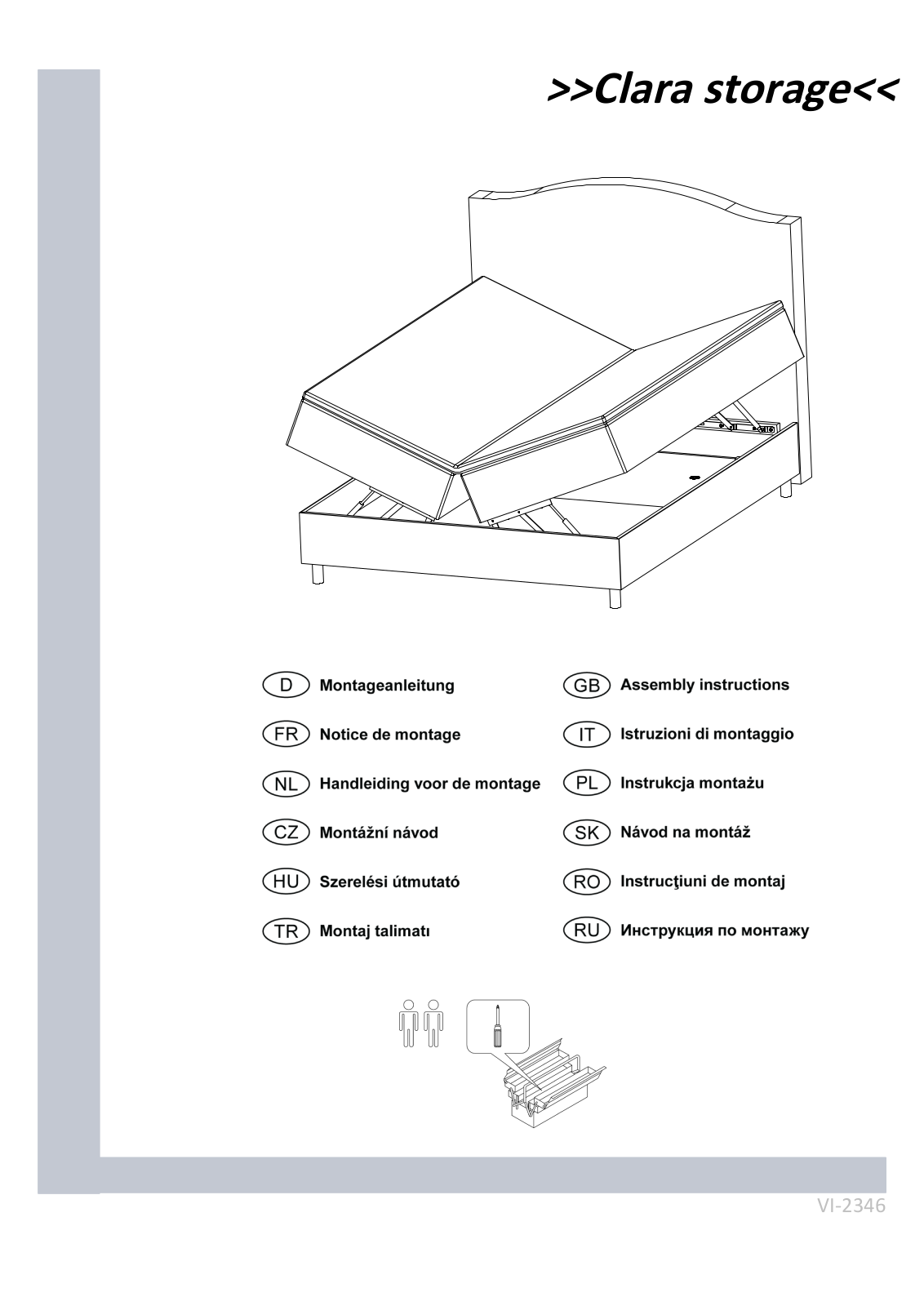 Home affaire Piemont Assembly instructions