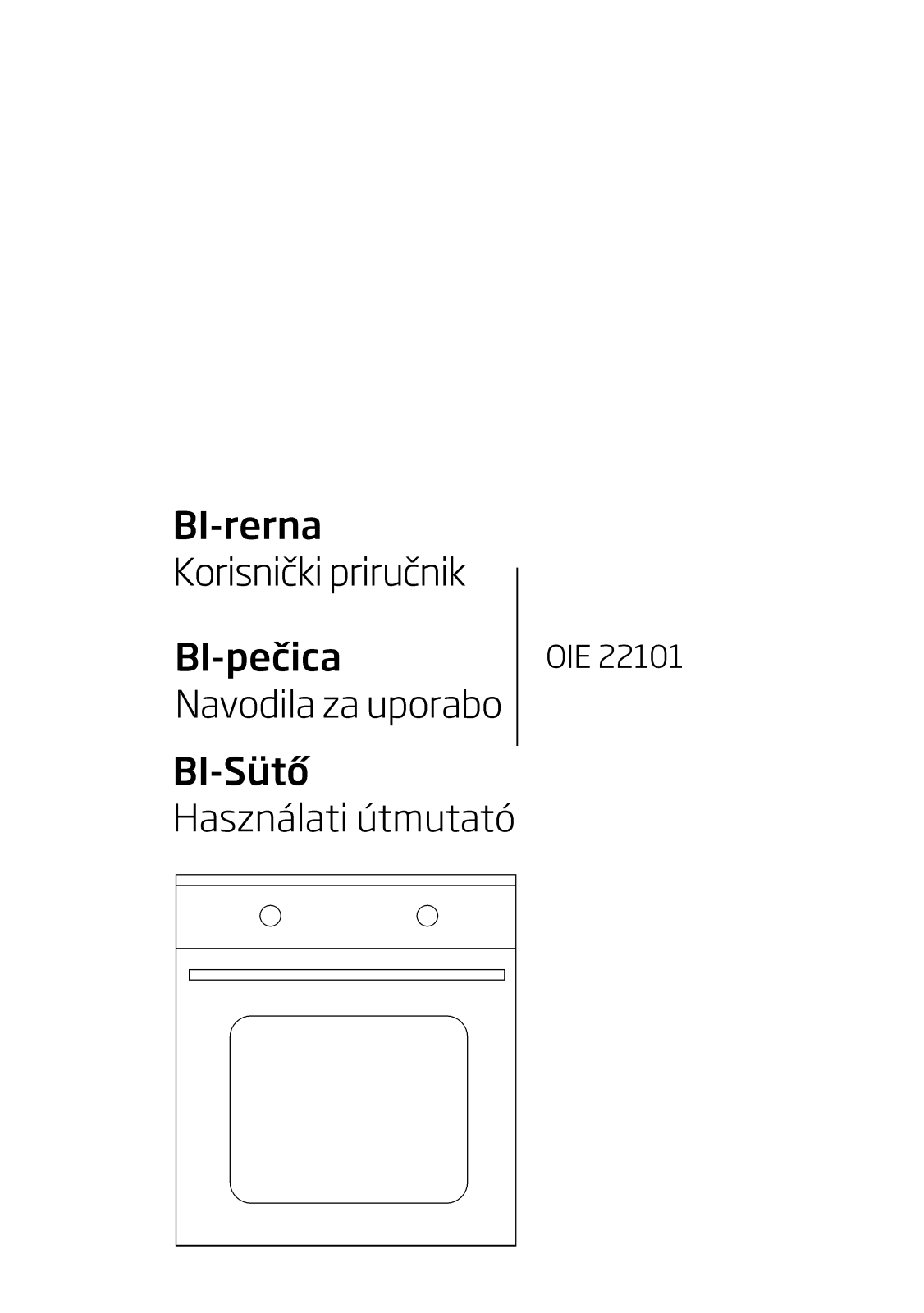 Beko OIE22101 User manual