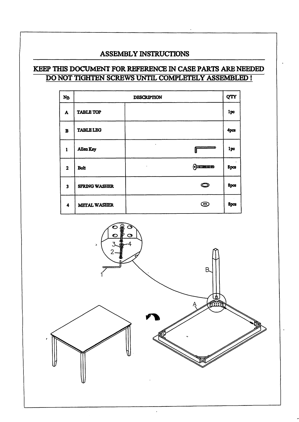 Foundstone BNZB1159 Assembly Instructions - ManualMachine.com