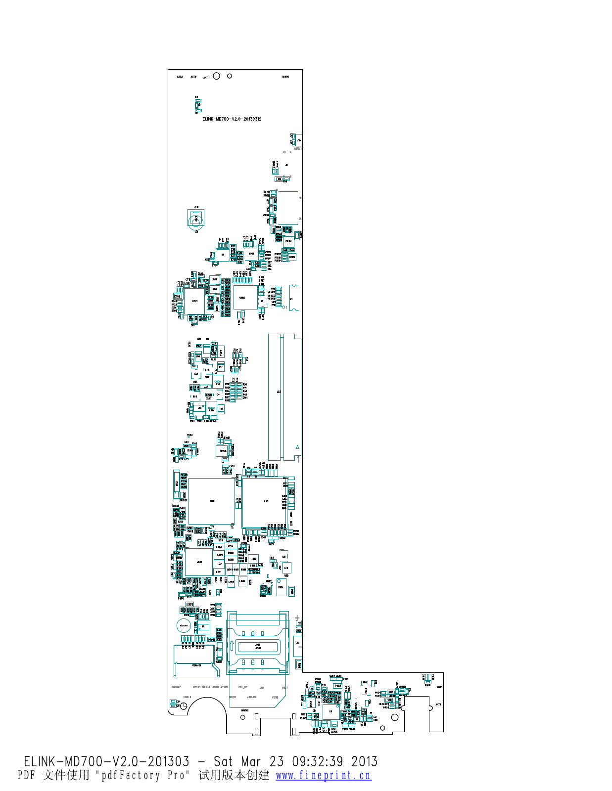 SUPRA MD700 Schematic Top