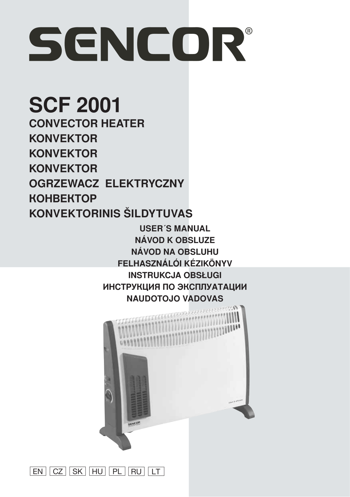 Sencor SCF 2001 User Manual