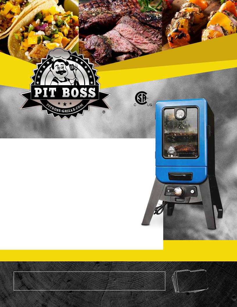 Pit boss PBV2A1 User Manual