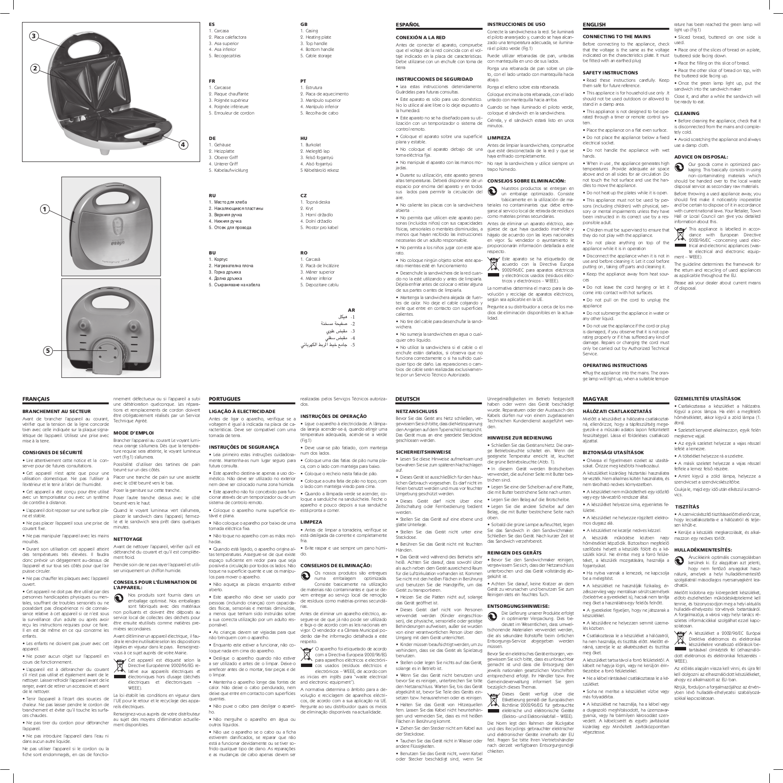 Ufesa SW7391, SW7390 User Manual