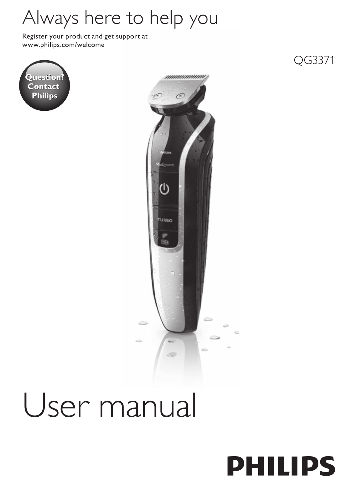 Philips QG3371 User Manual