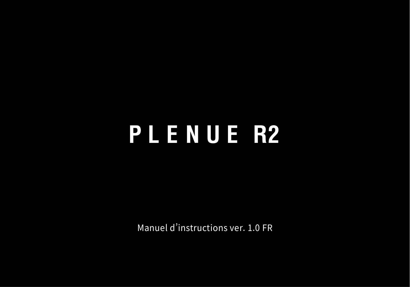 IAUDIO Plenue R2 User Manual