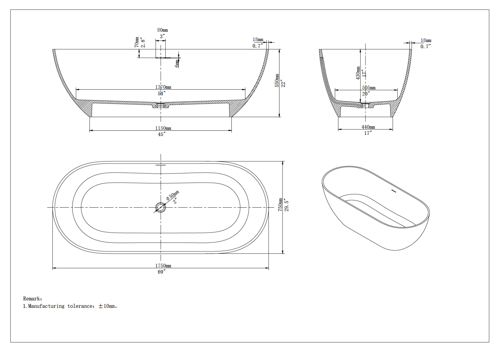 Clovis Goods ERVT1016 Dimensions - ManualMachine.com