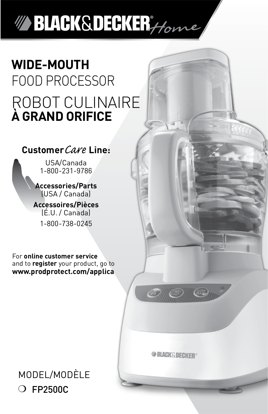 Black & Decker FP2500C User guide