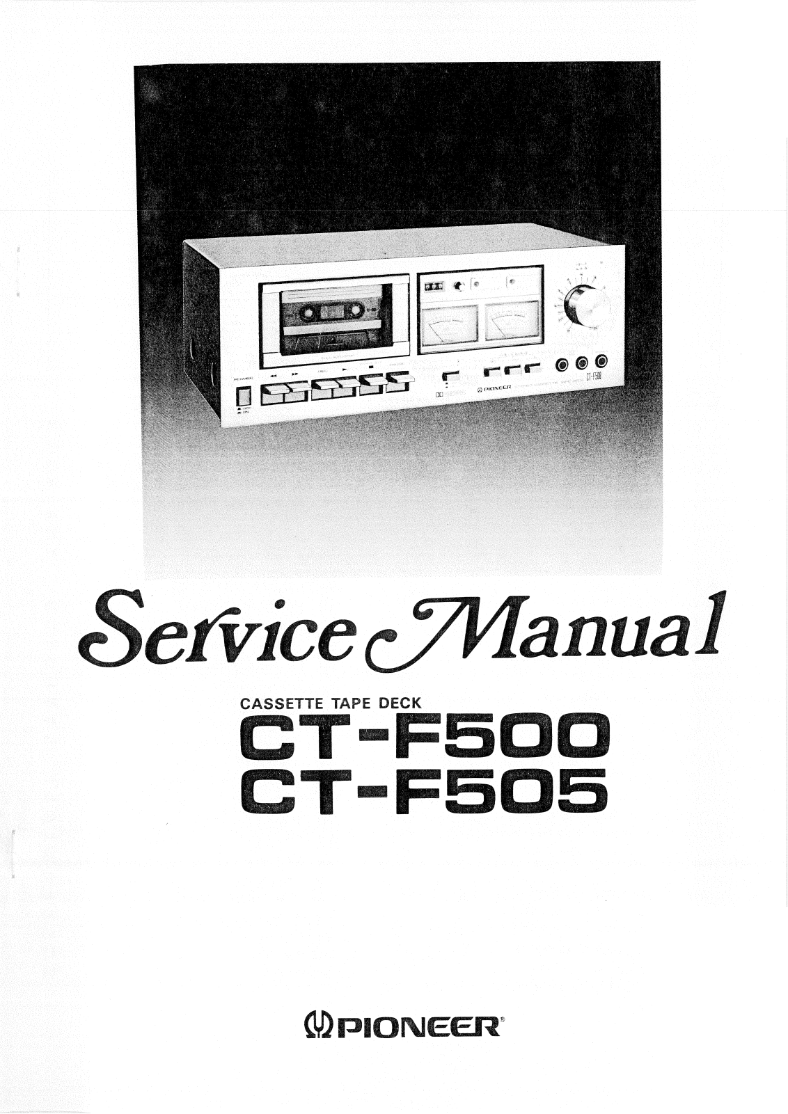 Pioneer CTF-500, CTF-505 Service manual